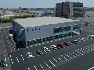 愛知県　弥富市　店舗駐車場　新設ライン工事